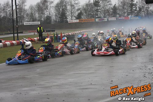 Kletsnatte Wintercup goede warming-up seizoen Chrono Karting